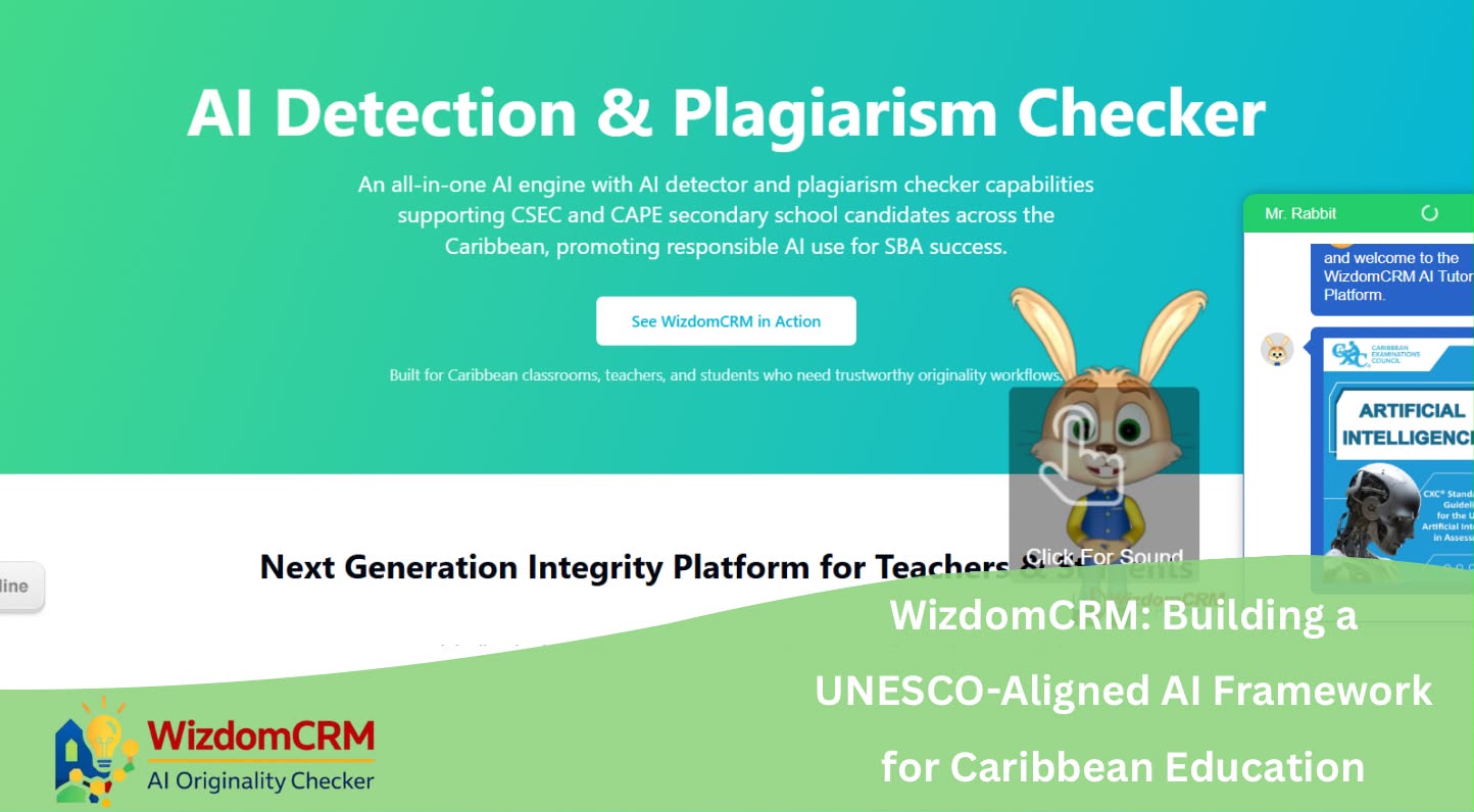 WizdomCRM - Building a UNESCO-Aligned AI Framework for Caribbean Education