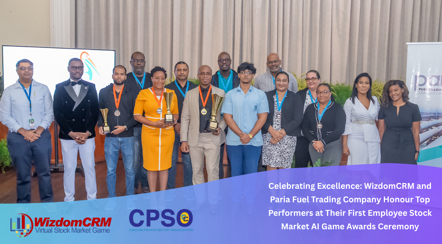 WizdomCRM Hosts Its Inaugural Employee Virtual Sustainable Stock Market AI Game Awards Ceremony in Partnership with Paria Fuel Trading Company